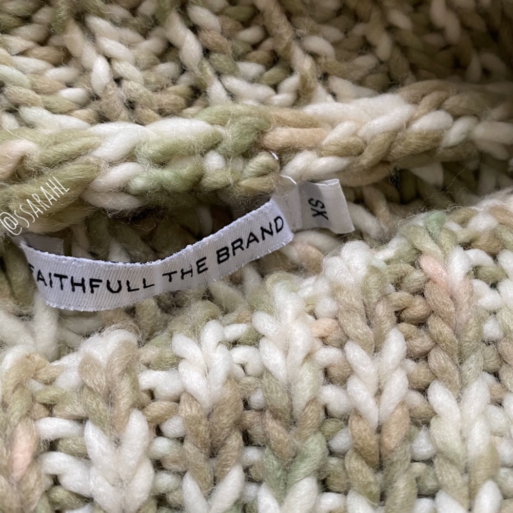 Faithfull the Brand Thick Knit Oversized Sweater - Picture 7 of 8